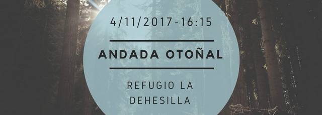 Convocatoria: Andada otoñal’17