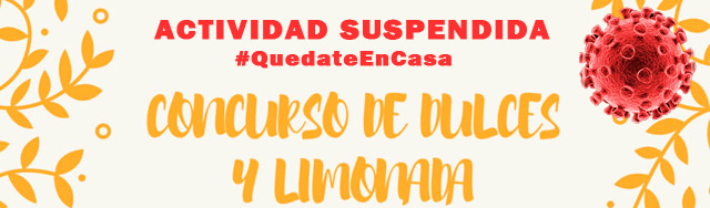 Concurso de dulces: Actividad suspendida