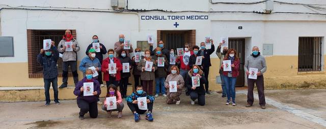 Lectura de manifiesto en favor de la sanidad pública